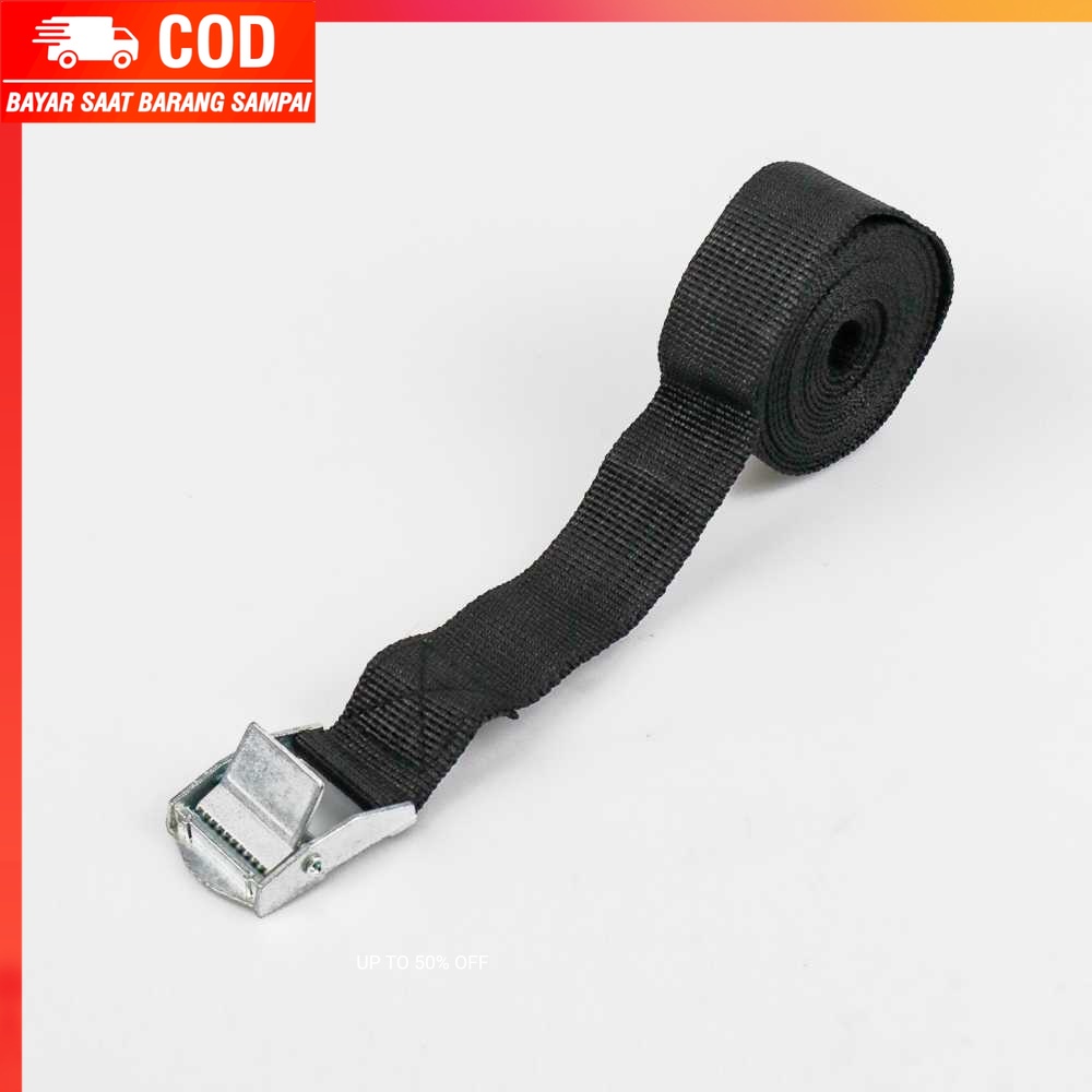 (100% BARANG ORI) XhaoR Tali Strap Pengikat Barang Cargo Belt 2 Meter x 2.5 cm - XR2