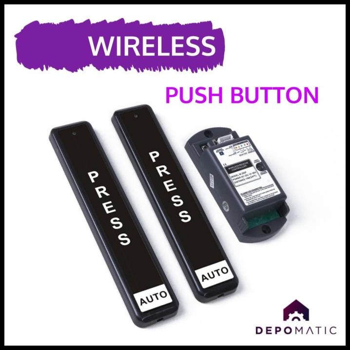 Wireless Push Button Exit Access Control Automatic Door