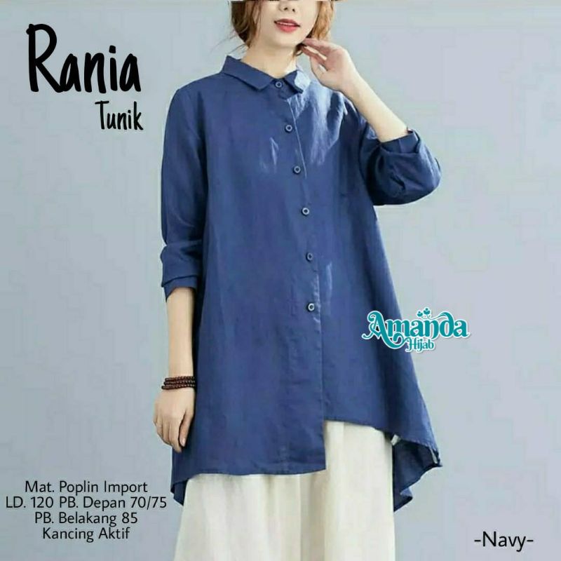 RANIA TUNIK POLOS AMANDA