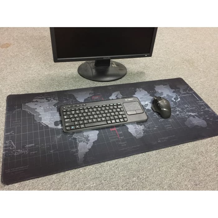 Taplak Meja Tatakan Mouse Pad Raksasa Matras Peta Dunia Ukuran Besar