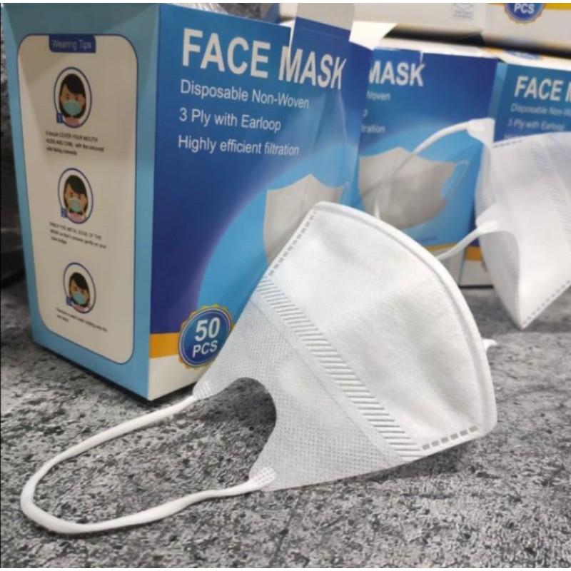 masker duckbill 50pcs masker duckbill 3ply earloop masker duckbill alkindo