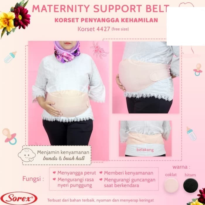 Sorex Maternity Belt Model Besar - Korset Penyangga Kehamilan Sorex 4427