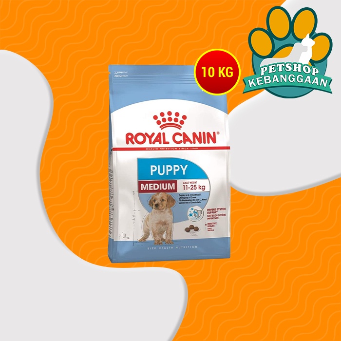 Makanan Anjing Royal Canin Medium Puppy 10 Kg Dog Food Medium