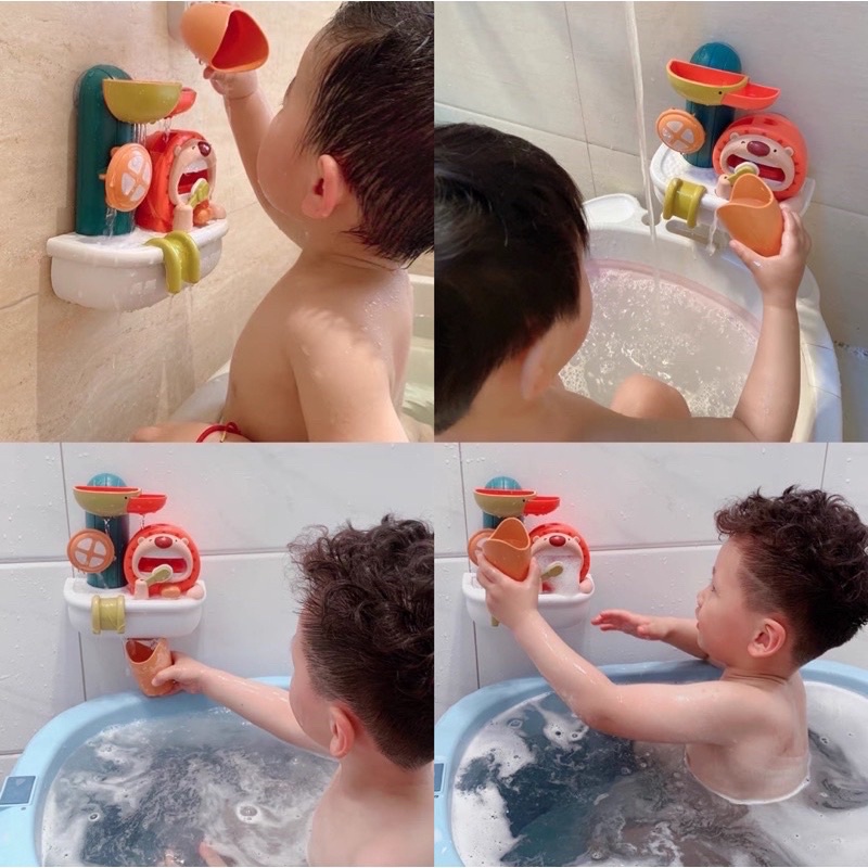 baby children bubble bath toys mainan mandi anak bubble maker spin toys