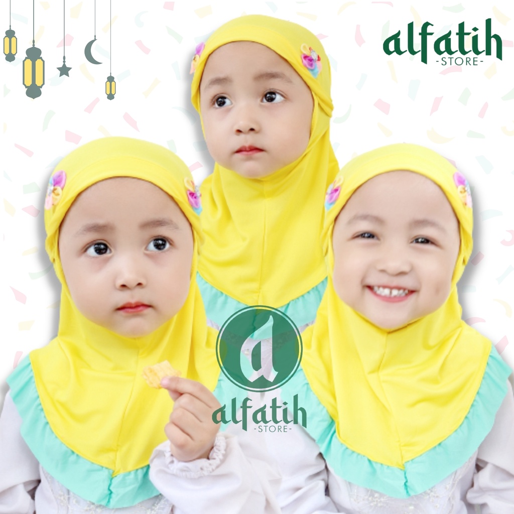 ALFATIH STORE / JILBAB ANAK SYIRIA BUNGA 2 / HIJAB ANAK / JILBAB INSTAN / KERUDUNG ANAK MURAH KERUDUNG ANAK BAYI PEREMPUAN JILBAB ANAK 2 TAHUN HIJAB ANAK BAYI TERBARU HIJAB INSTAN ANAK