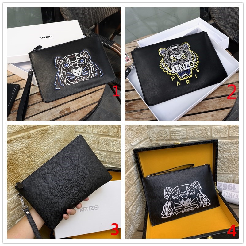 Gaya baru KENZO Clutch Pria Dompet besar Shopee Indonesia