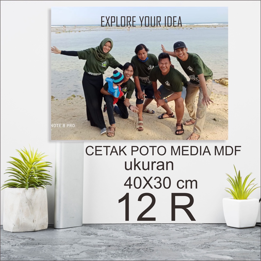 IDE364 - Dekorasi Dinding / Hiasan Dinding Poster Kayu Custom Foto 20X30,30X30,30X40CM