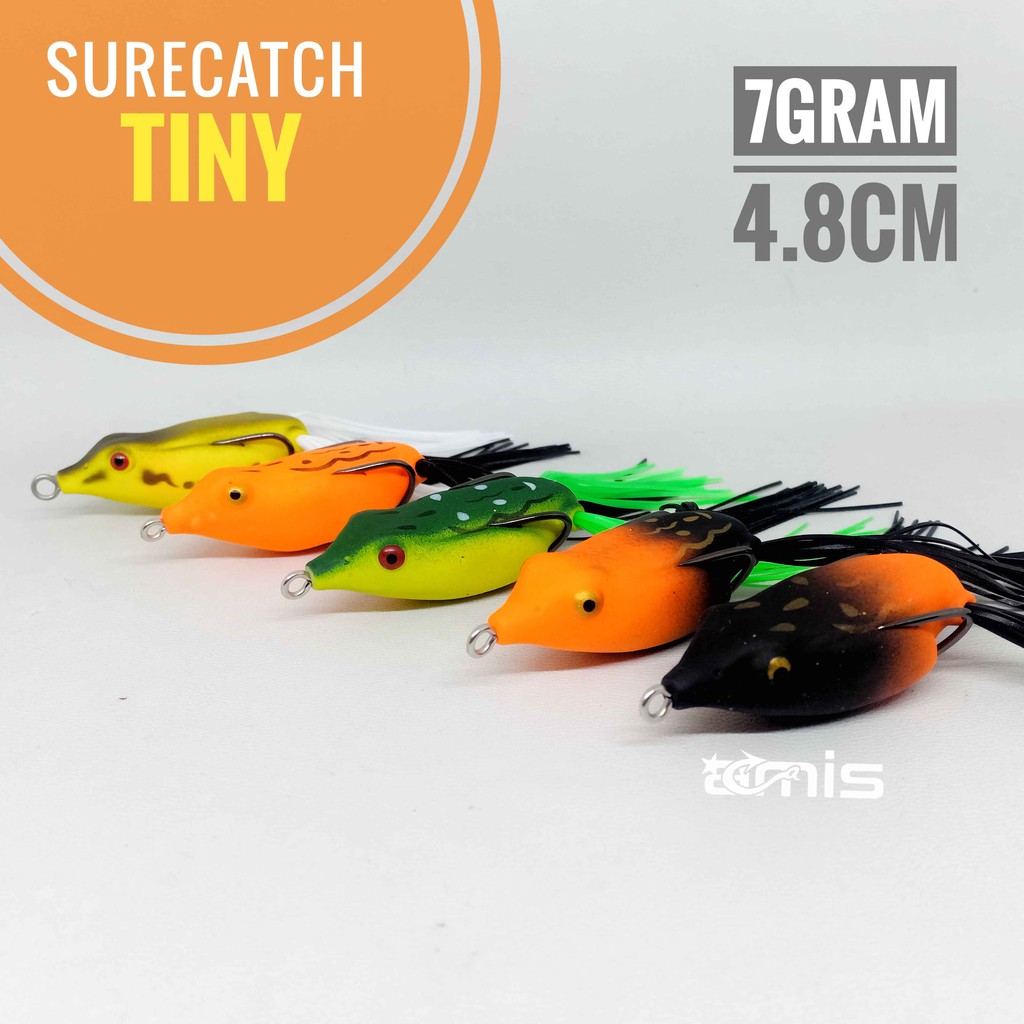 SURECATCH TINY Froggy Softfrog Kodok Umpan Casting Gabus Soft Frog