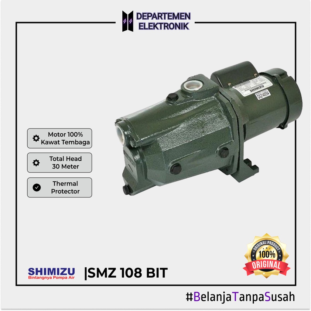 Mesin pompa air semi jet pump shimizu jet 108 bit MURAH BANGET / GARANSI RESMI