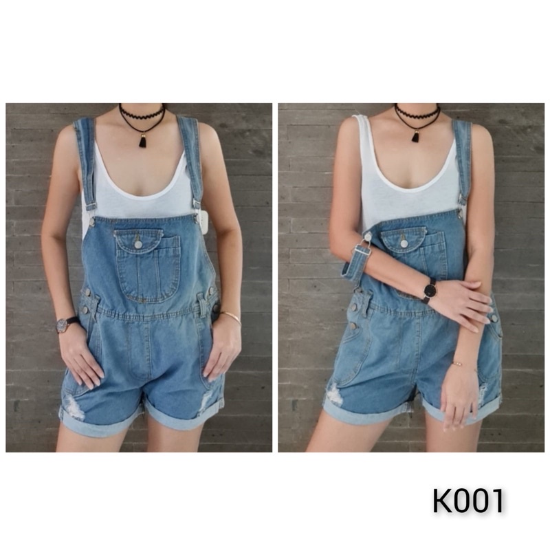 BAJU / PAKAIAN MONYET / KODOK CELANA / OVERALL WANITA DENIM / JEANS