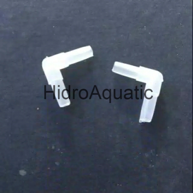 SAMBUNGAN SELANG L Aerator Aquarium ISI 10 PCS / Hidroponik / Akuarium / knee