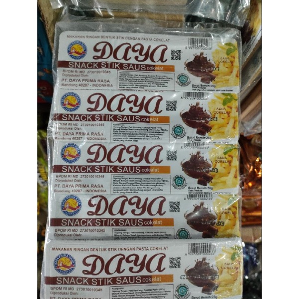 daya snack stik saus cokelat