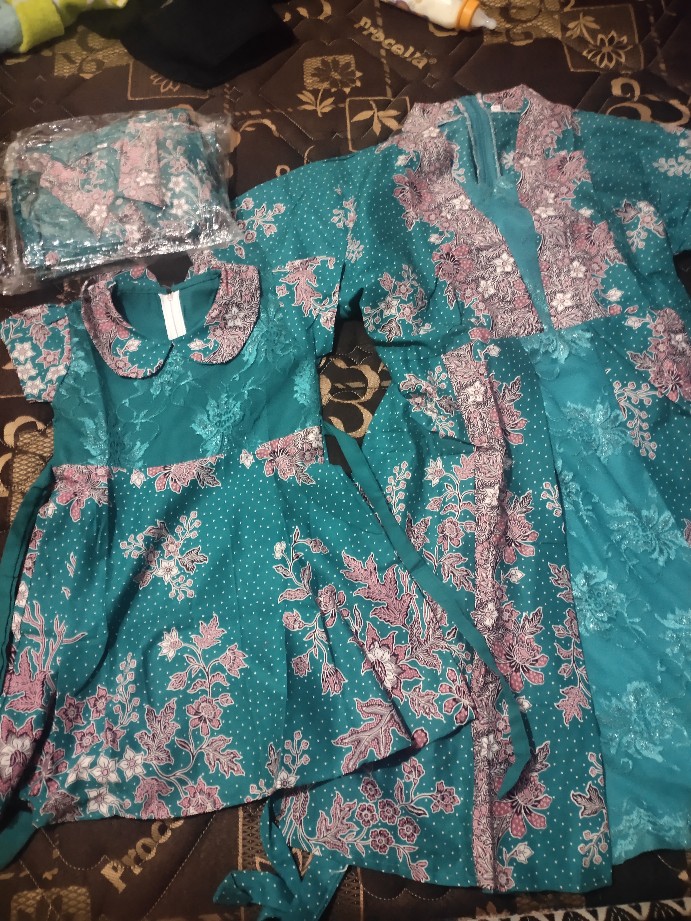 Sarimbit Batik Kd Melati Seragam Batik Keluarga Couple Batik Family Dress Pesta Kemeja Anak