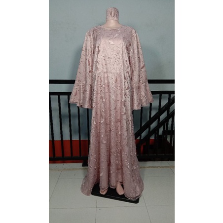 Jasa Jahit Dress Modern Rosegold Request Size