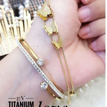 TiTanium set gelang kalung p648