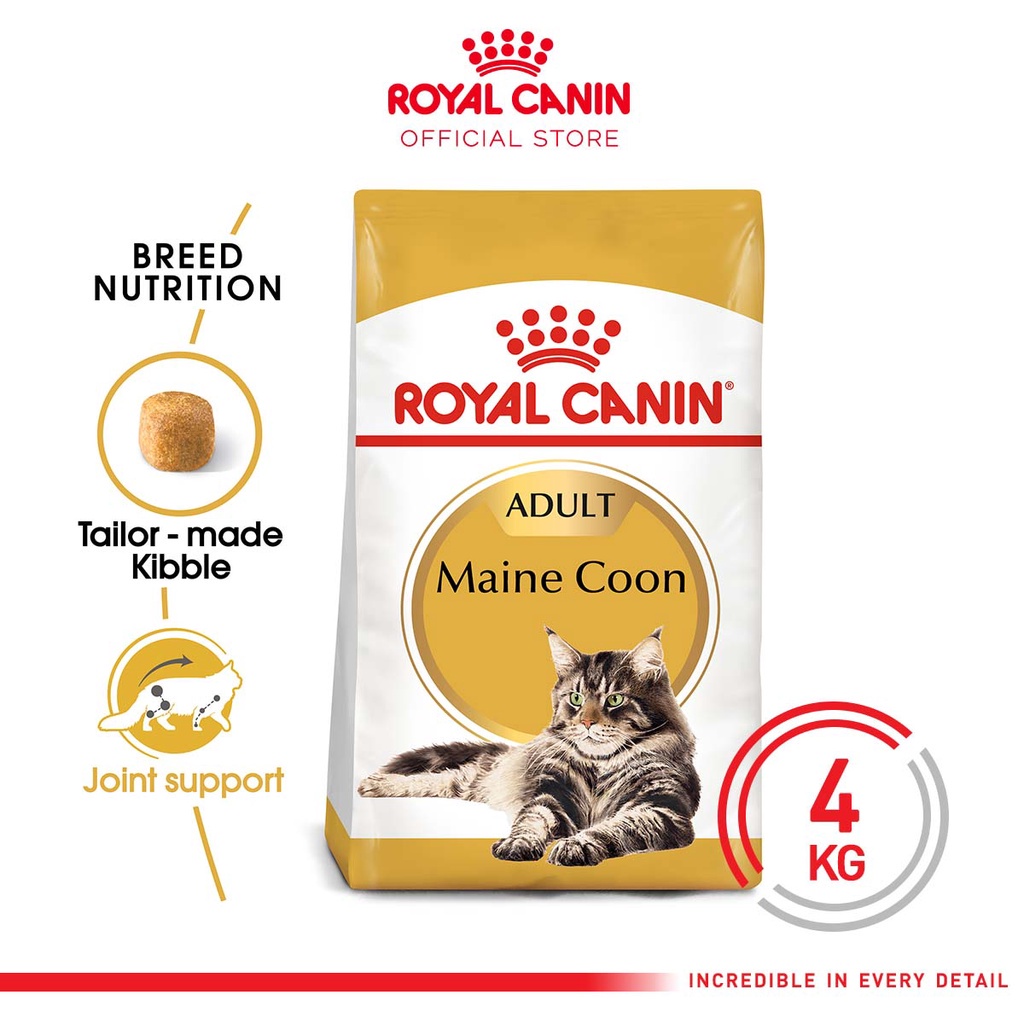 Royal Canin Maine Coon Adult 4KG Mainecoon Makanan kucing Dry Cat Food Pelet Pakan Premium