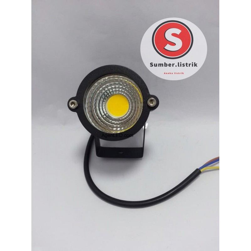 lampu taman led COB 5w putih /warm white/  lampu taman led sorot 5w/ tancap Aluminum