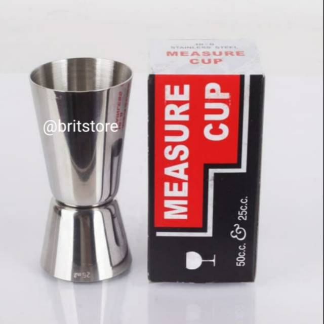 Subron Stainless Steel Jigger/ Measurement Cup Gelas Ukur Gelas Takar/ Jigger Subron Stainless Steel