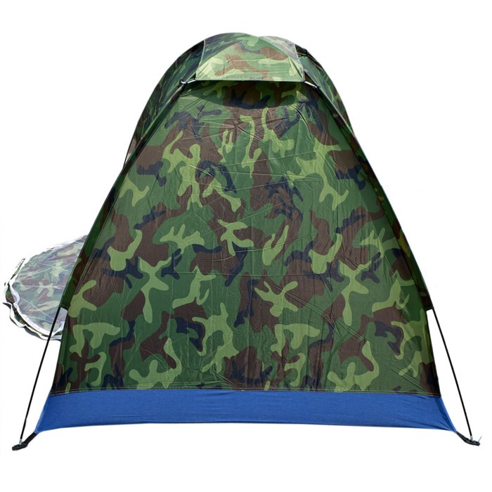 Tenda Camping Loreng Army TNI Single Layer