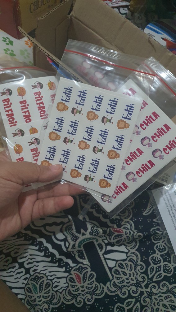 Stiker Baju Iron-on Cukup Disetrika - Akstiker Akastiker