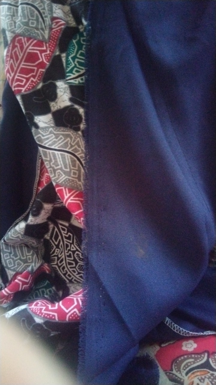 M-l-xl-xxl Batik Tunik Wanita Asj Sa Hrb026 Kenongo Pekalongan Sogan Tulis