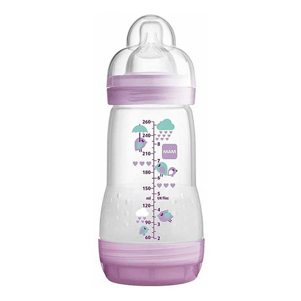 MAM Anti Colic Bottle 260ml (Motif Beragam)