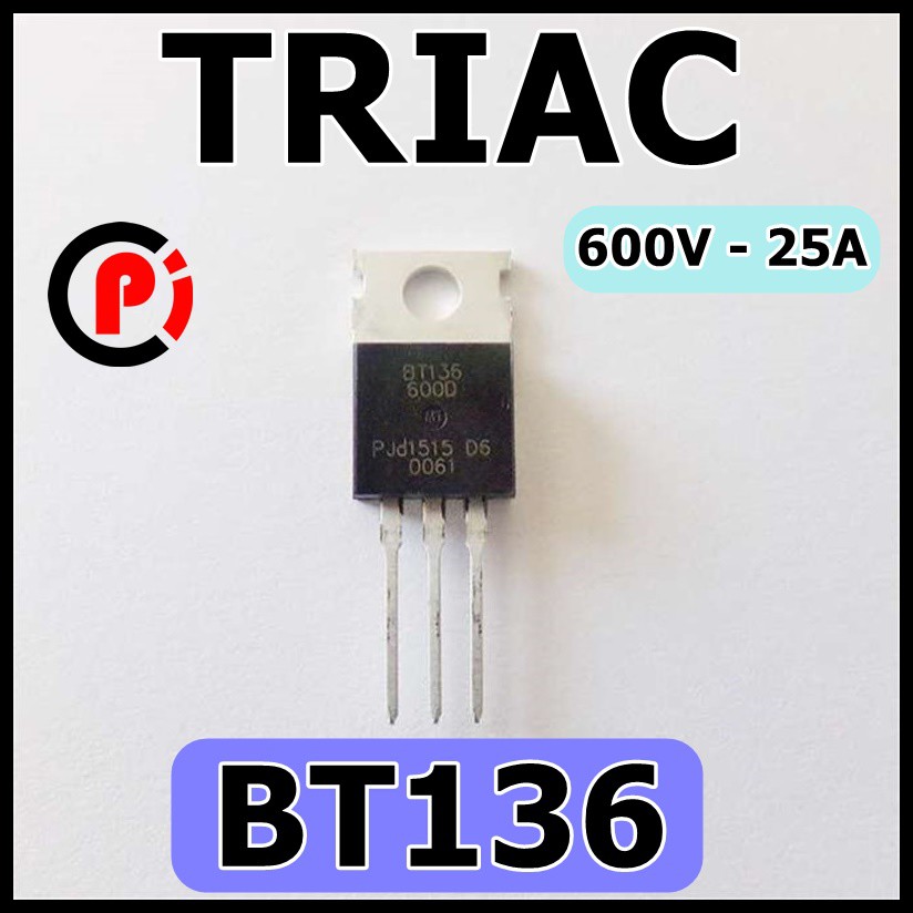 Triac BT136 BT 136 25A 600V