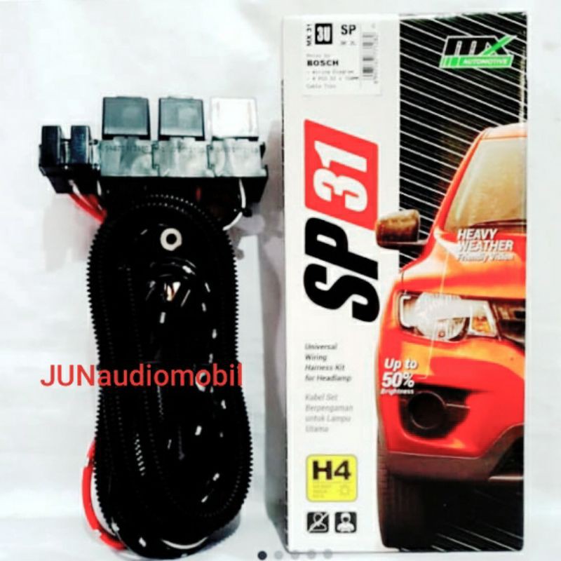 Kabel Set Lampu Relay Lampu Mobil Universal