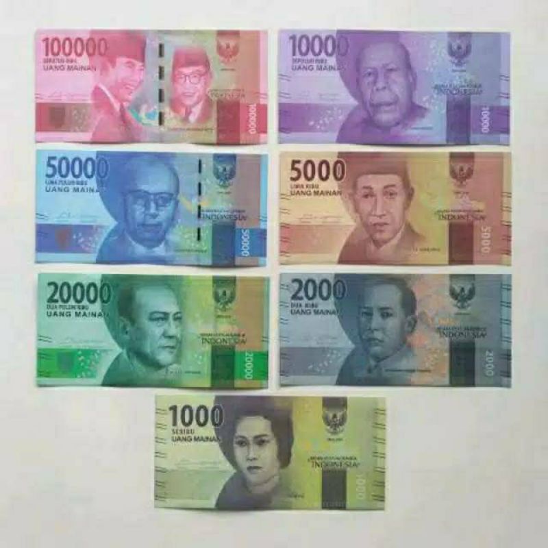 100 Lembar Uang MAINAN/MAINAN UANG MIRIP ASLI/ UANG MAHAR