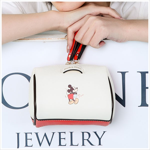 Pouch Wanita Disney Karakter Mickey Mouse Murah Skyblue Taiwan Original [SK024]