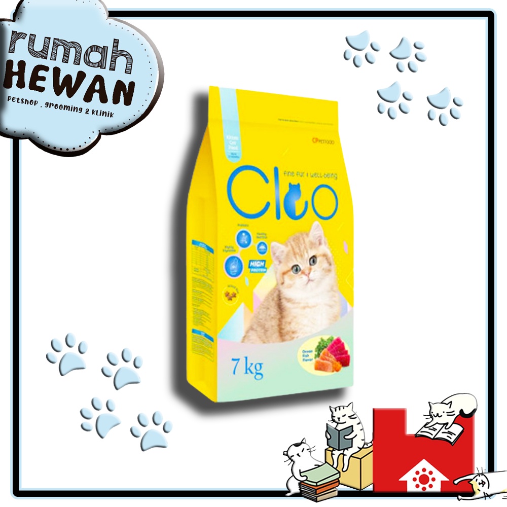 Cleo Kitten Ocean Fish 7 Kg Makanan Kucing