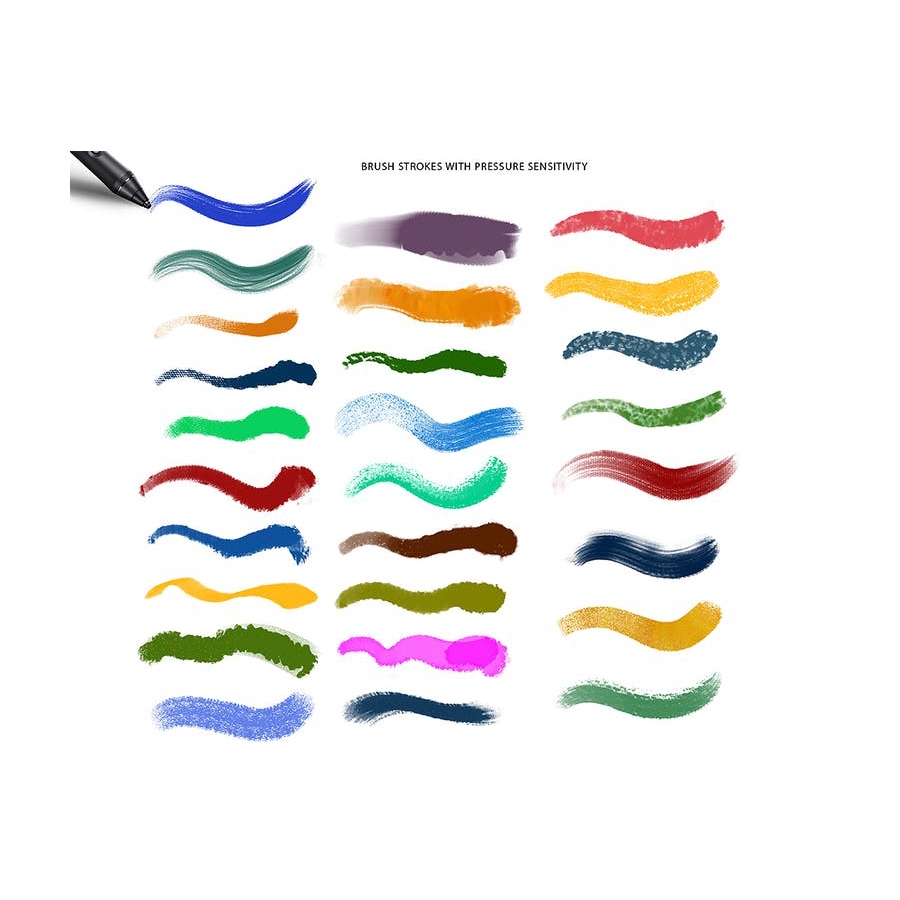 Supreme Acrylic Gouache - Photoshop Brushes