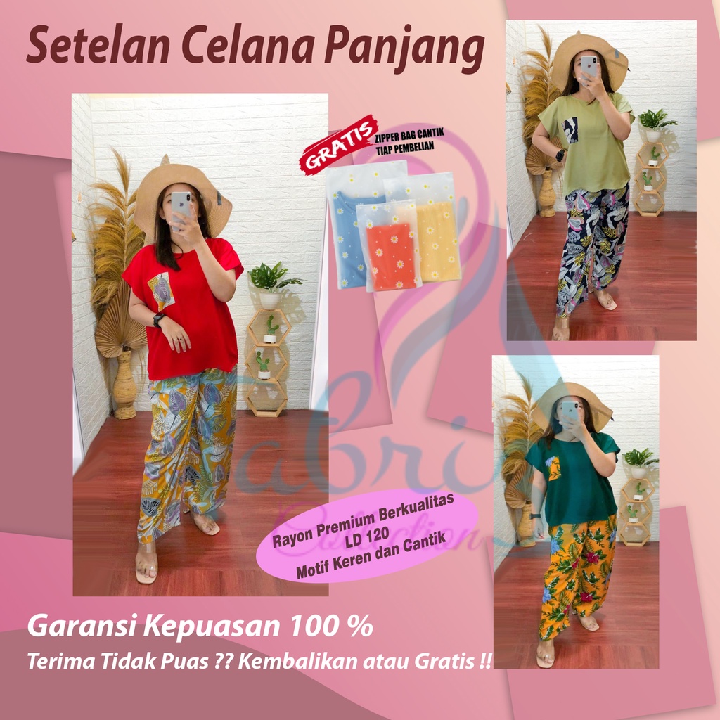 One Set Rayon Setelan Baju Wanita Kekinian Baju Rumahan Wanita One Set Jumbo Premium Murah Surabaya