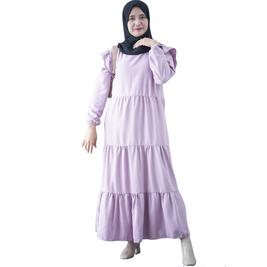 HABIBA MIDI DRESS GAMIS PREMIUM ORI100%