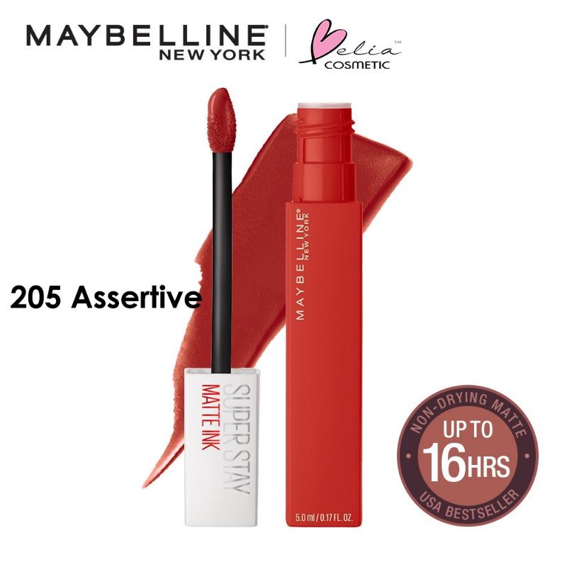 Maybelline Superstay Matte Ink ORI / Liquid Matte Lipstik Make Up 16Hours