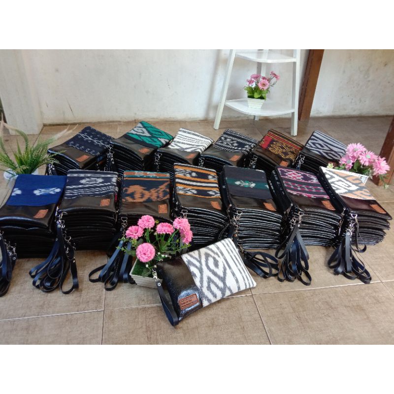 Grosir Clutch ethnic TENUN TROSO Custom Lebel/custom clutch  TENUN TROSO JEPARA