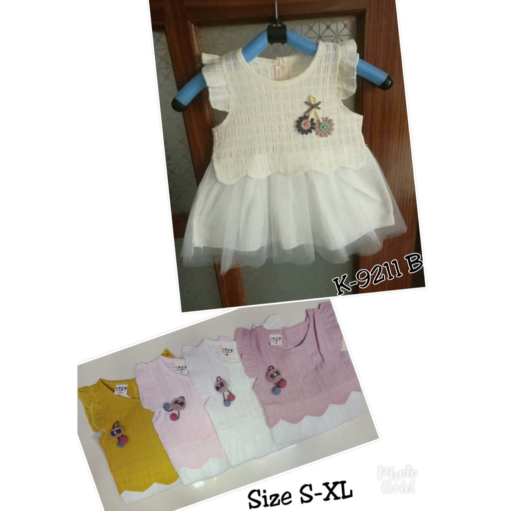 DRESS BAYI IMPORT RAJUT TUTU