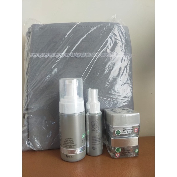 MS GLOW PAKET PERAWATAN WAJAH FREE GIFT BEBAS PILIH (SCARLETT HELM GRACE AND GLOW EMAS TAS) Original 10000%-7
