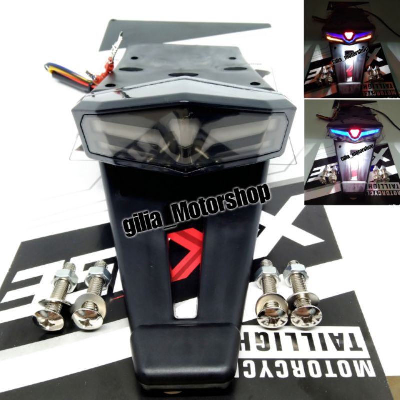 LAMPU STOP BELAKANG PLUS SEN LED KLX BUNTUT KLX MODEL TRANSFORMER KLX RX KING R15 R25 CBR