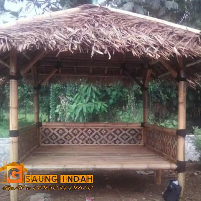 Furniture | Saung Bambu/Gazebo Bambu/Rumah Bambu