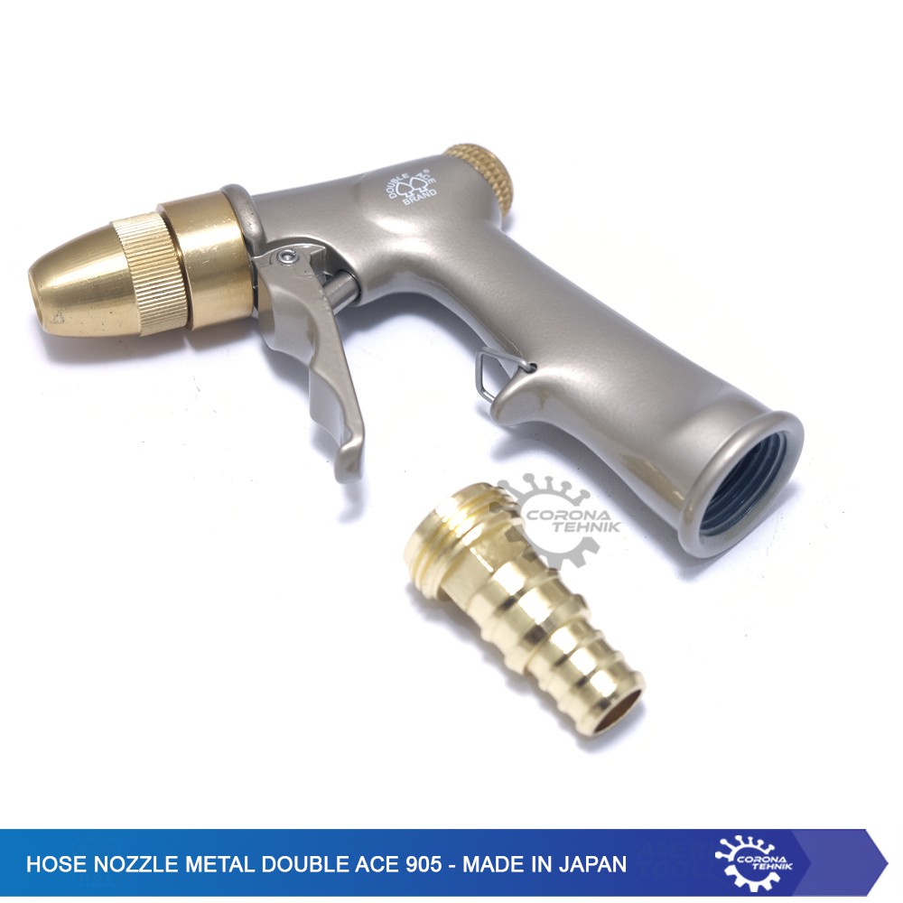 Hoze Nozzle Metal - Semprotan Air Double Ace 905 - Made in Japan