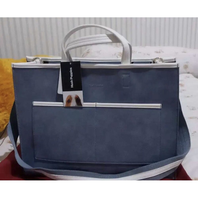 tas hush puppies duffy handheld baru bag new