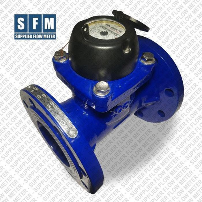 FLOW METER LIMBAH 4 INCH CALIBRATE LXXG - SEWAGE FLOW METER 100mm