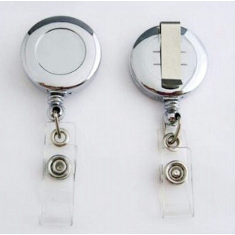 

YOYO Tali Id Card Gantungan ID CARD Hang Tag Name Tag Standard SILVER