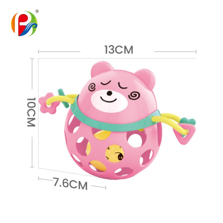 ANIMAL | Mainan Bayi Edukasi Shaking Bell dan Toy Teether dengan bahan silikon dan plastik aman