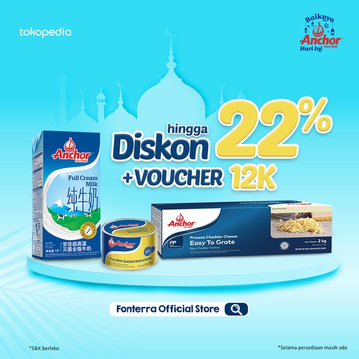 

butter-mentega- anchor pure new zealand salted butter 2kg -mentega-butter.