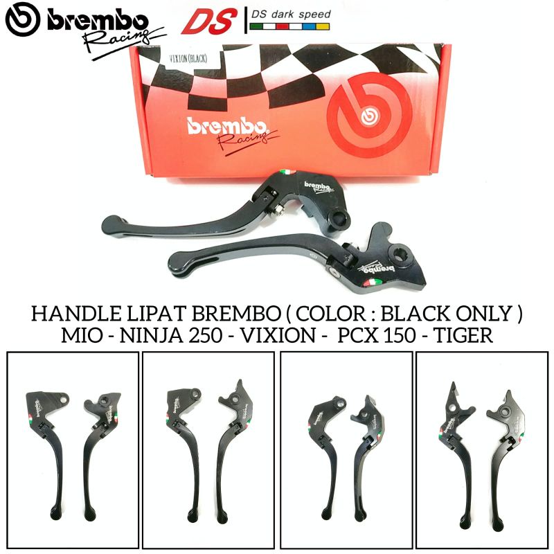 handle lipat brembo Hitam Vario160-Mio-tiger-vixion-Ninja250-pcx 150