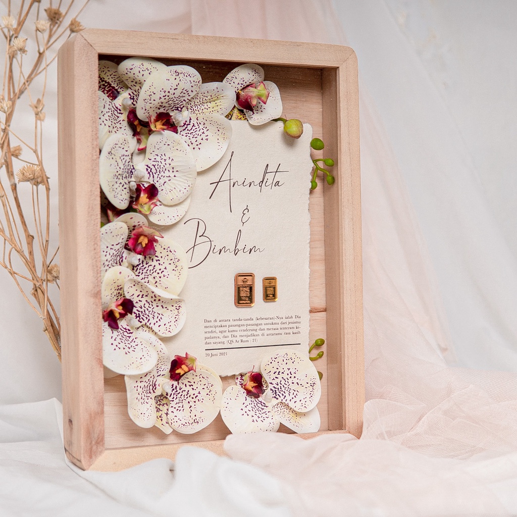 Mahar Anggrek | Mahar Rustic | Mahar | Mahar Pernikahan | Rustic | Mahar Ekonomis