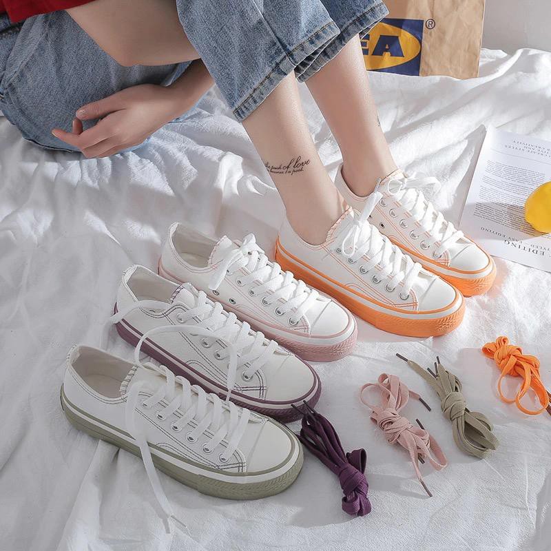 Free Box Sneakers Kasual Import Sepatu Sneakers Korea Sepatu Wanita Cantik NS7204 Sepatu Sneakers Wanita Termurah