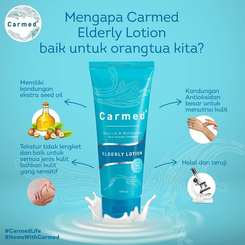 Jual Carmed Elderly Lotion 100 ml Shopee Indonesia